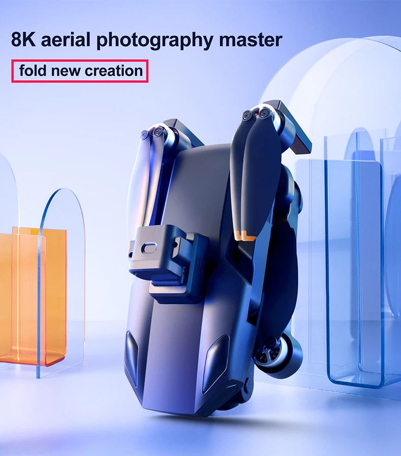 S135 Gps Drone Camera 4k 3axis Profesional Droness Gimbal Brushless