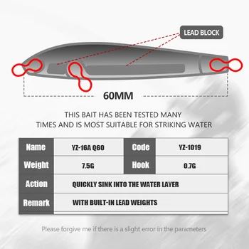 Wholesale Printed Durable ABS Hard Plastic Pencil Lure Bottom Bait for Freshwater Fishing Target Species Mackerel Bonefish Tuna – Pencil – view 4