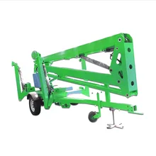 Tow Behind Trailer Mounted Boom Lift Telescopic Spider Man Lift for Construction and Maintenance