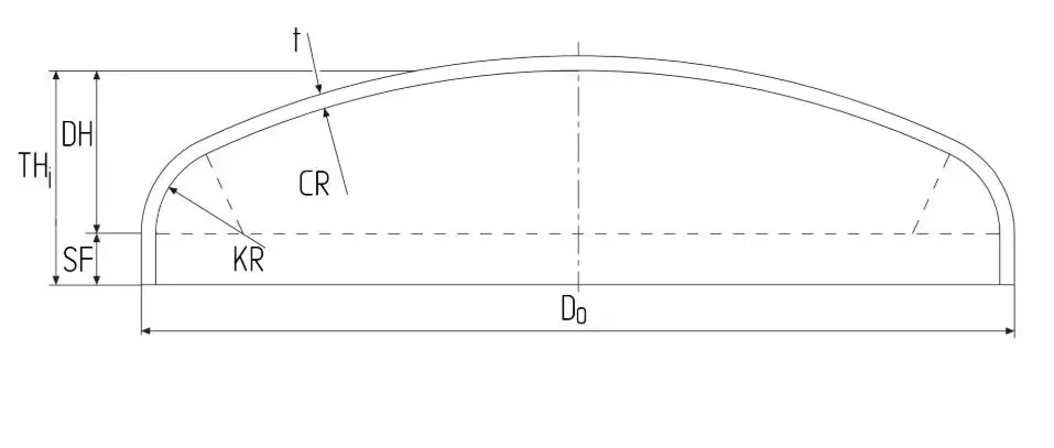 Asme Pressure Vessel Boiler Part Steel Torispherical Head Dish End Tank ...