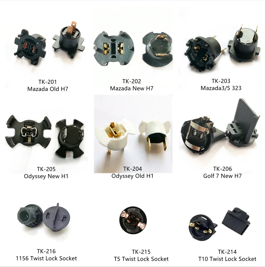 SKYEARTH factory offer HalogenTail Bulb Sockets Holder for Kia K7