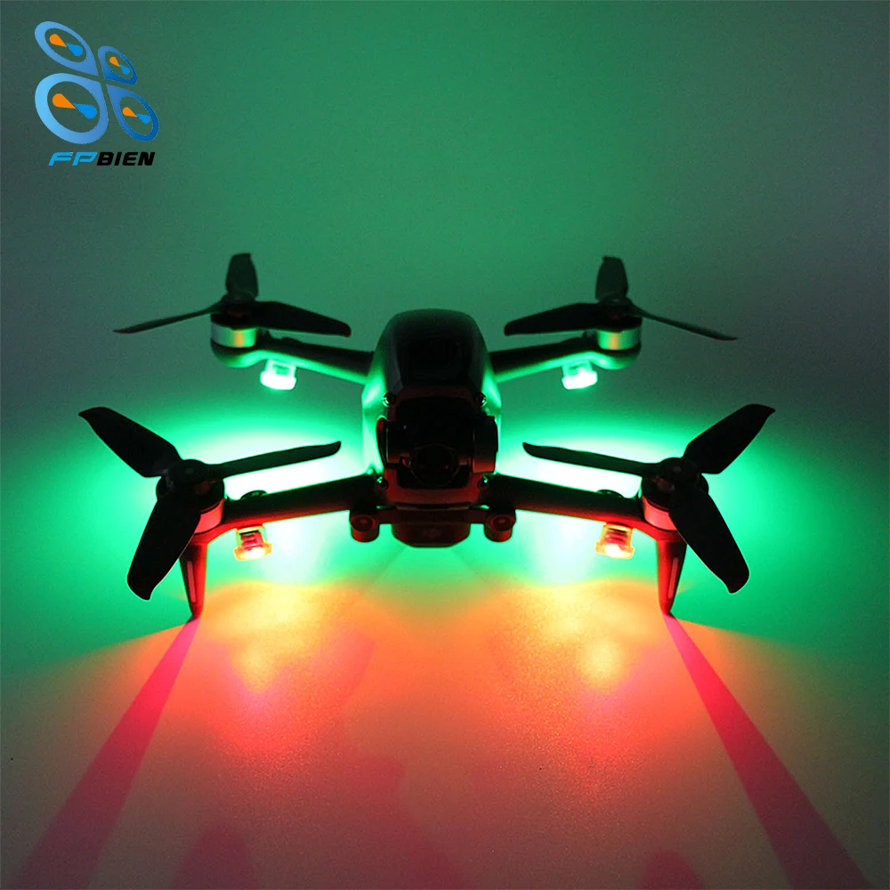 Drone Universal Flashing Night Light Flash Set 2 Red +2 Green for AIR 3 Drone Accessories