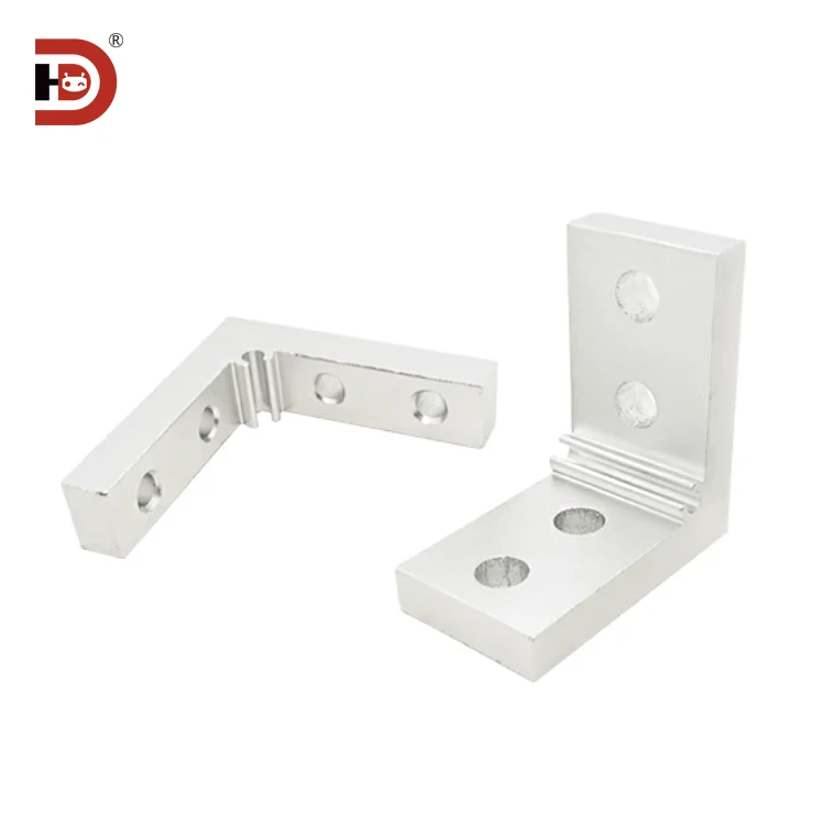 55 High Vertical Corner Code Fixing Parts, Aluminum Profile Accessories, Connecting Brackets, Extruded Corner Code Fasteners supplier