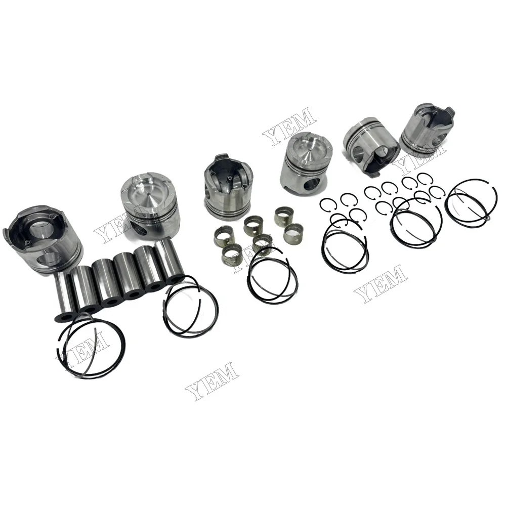 Piston Kit Fit for Mitsubishi S6A3 Engine 4