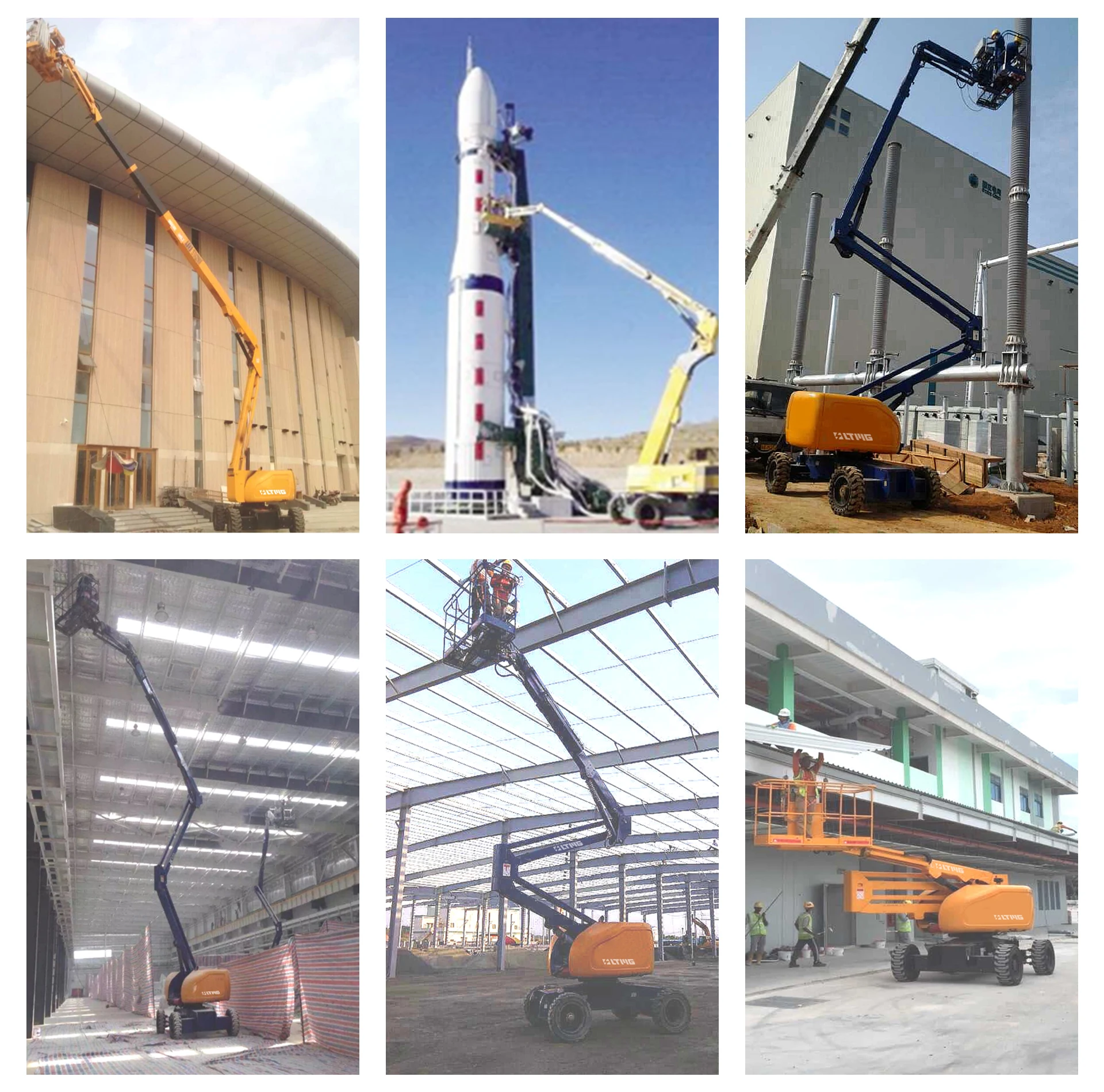 30m Articulating Boom Lift Ltmg 200kg Capacity Articulated Boom Lift