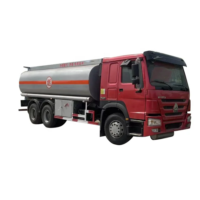 Used Good Condition Famous Brand Sinotruk Howo 6x4 10 Wheel 20 Cbm Aluminium box Oil Water Transport Tanker Fuel Truck For Sale