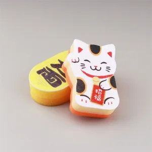 Bathroom and Kitchen Cleaning Supplies Sponge Cleaning Kitchen PU Sponge with Non-woven Fabric