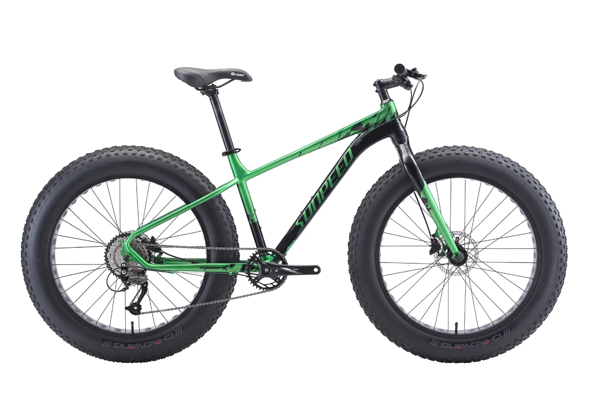 26 Inch Fat Bike with 26x4.9 Tires - Durable Aluminum Frame, Rigid