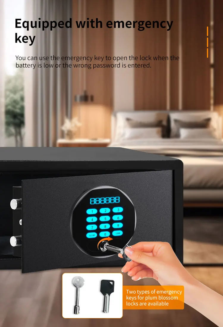 CEQSAFE China Manufacturer CEQ Hotel Guest Room Lock Digital Password Safe Box manufacture