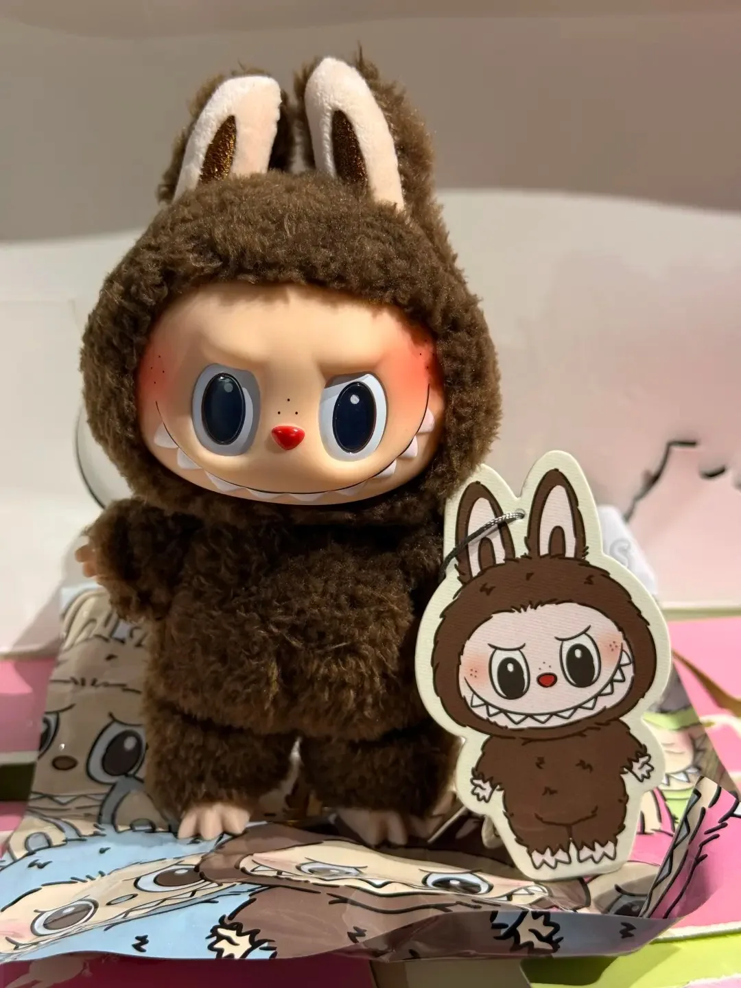 Pop Mart Dolls Labubu Secret Macaron Vinyl Plush Pendant