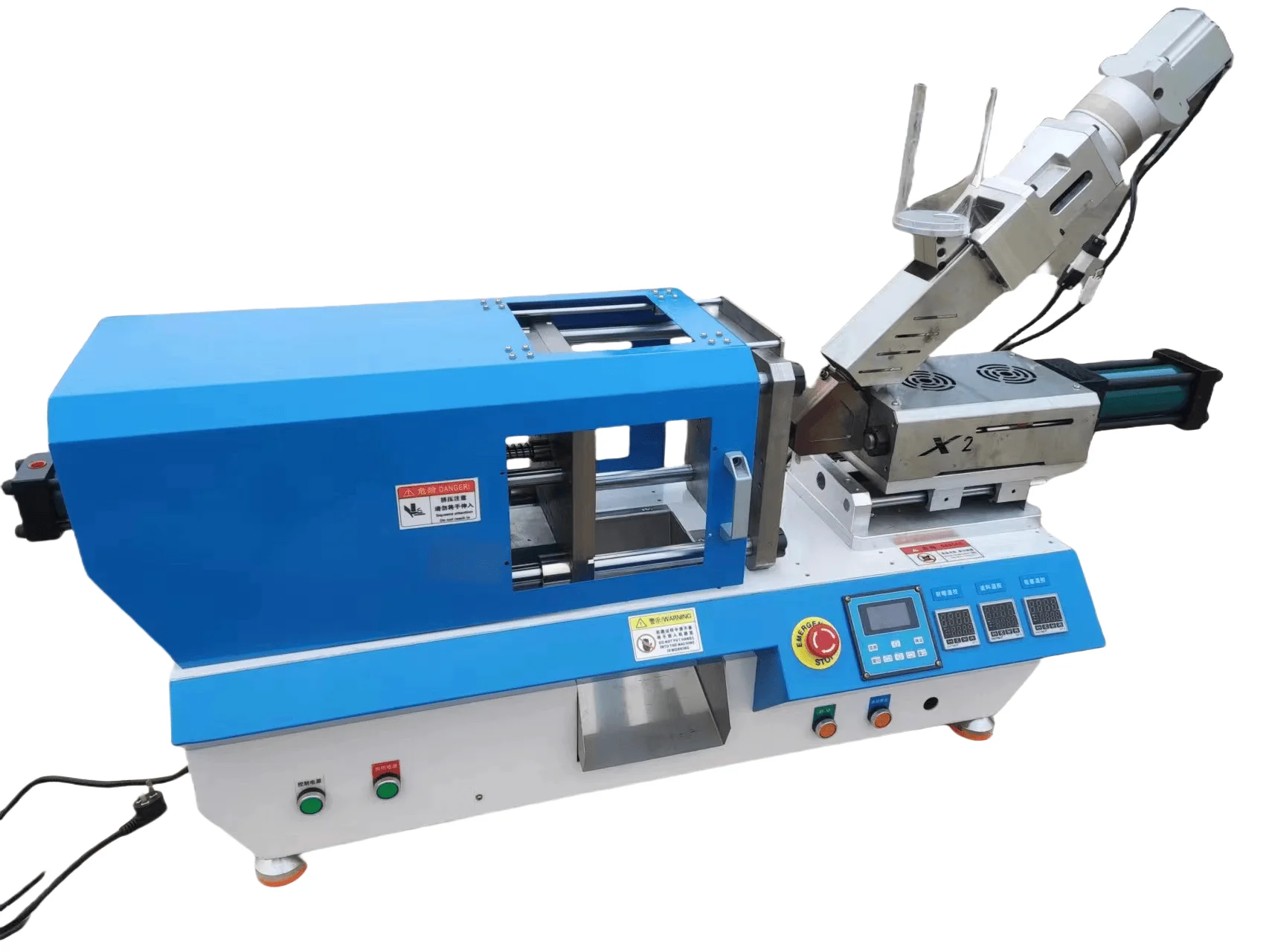 Mini Desktop Injection Molding Machine 50g Micro Small Products Injection Molding 15T Tonnes Electric Horizontal Plastic