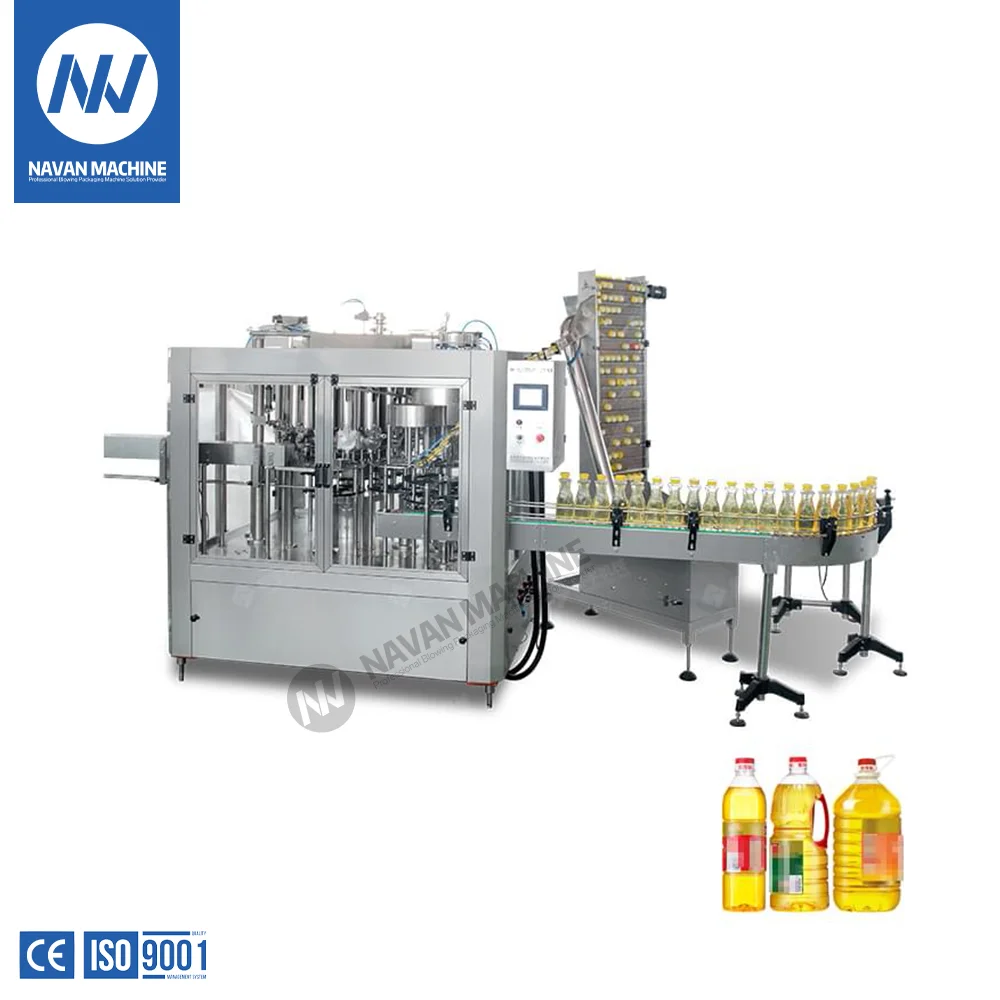 Automatic Rotary PET Bottle Oil Filling Machine for Olive Sunflower Edible Oil and Cooking Oil Bottle Bottling Packing Line supplier