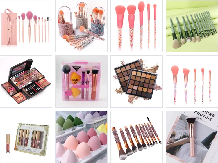 Hzm Fashionable 7 Pcs Makeup Brush Set Blush Lip Eyeshadow Brush Face