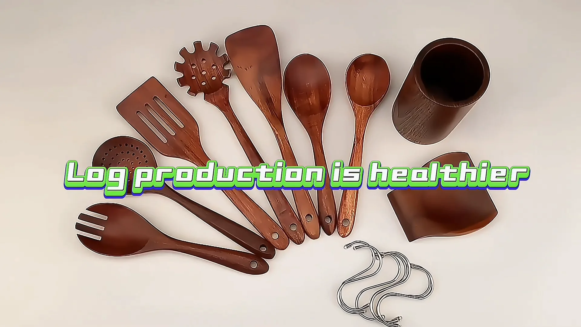 Luxury Wooden Kitchen Tools Accessories Cooking Olive Teak Acacia Wood Kitchen Utensils Set