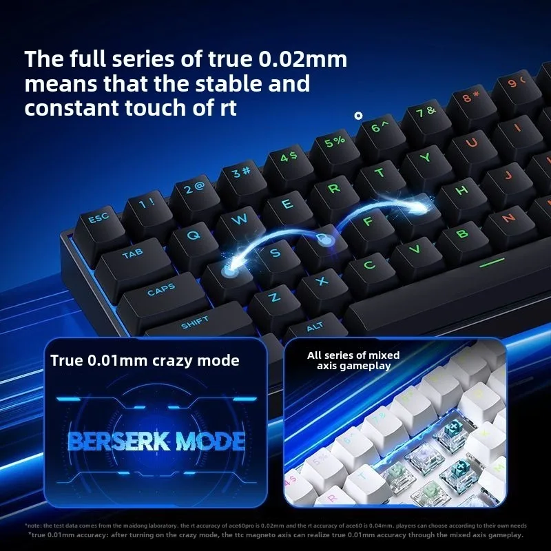 MCHOSE ACE60 Pro 新品未開封　値下げ交渉どうぞ MCHOSE Ace60 Pro - Gaming Keyboard with 8k Polling Rate