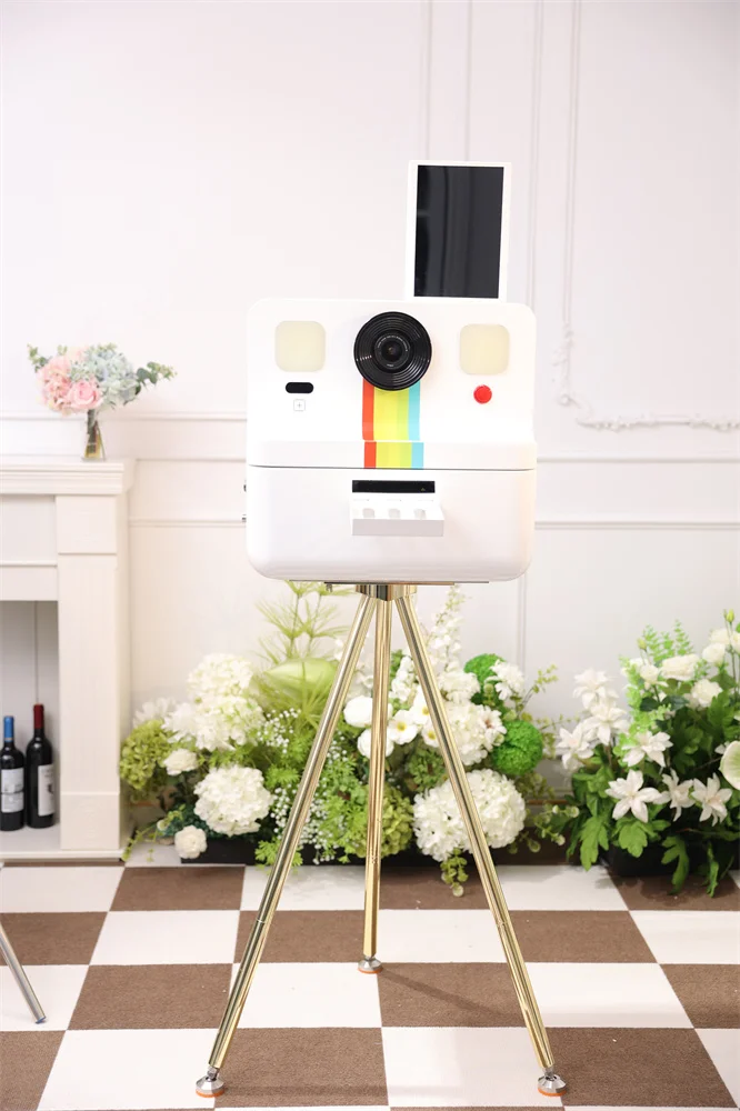 Jlj Retro Style Portable Polaroid Selfie Photo Booth Machine For
