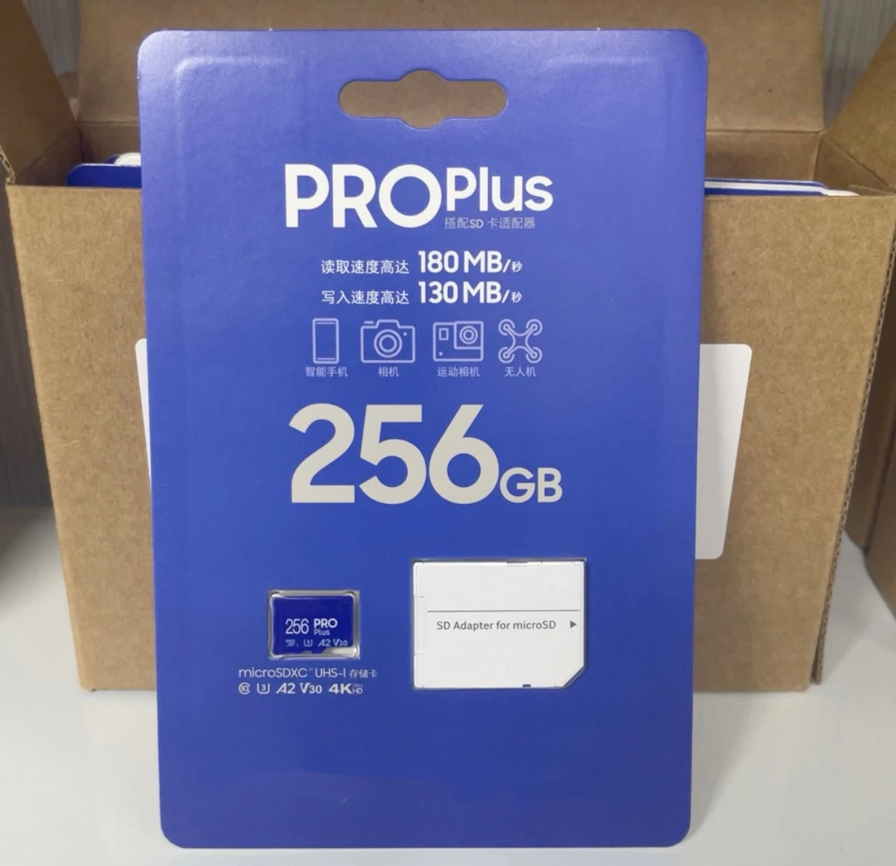 High Speed High Performance Samsung Micro PRO Plus U3 V30 TF Card SD Card 128GB 256gb 512gb for Phone Drone Camera up to 160mbs