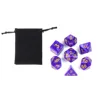 Purple / Black Velvet Bag