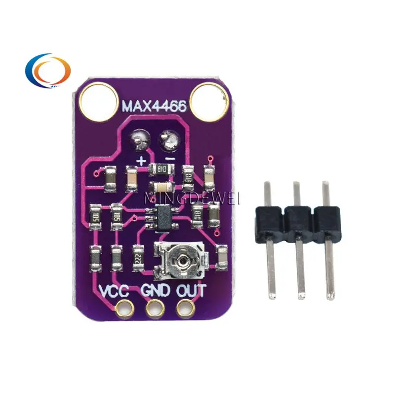 Electret Microphone Sensor Amplifier Module Max4466 Adjustable Gy