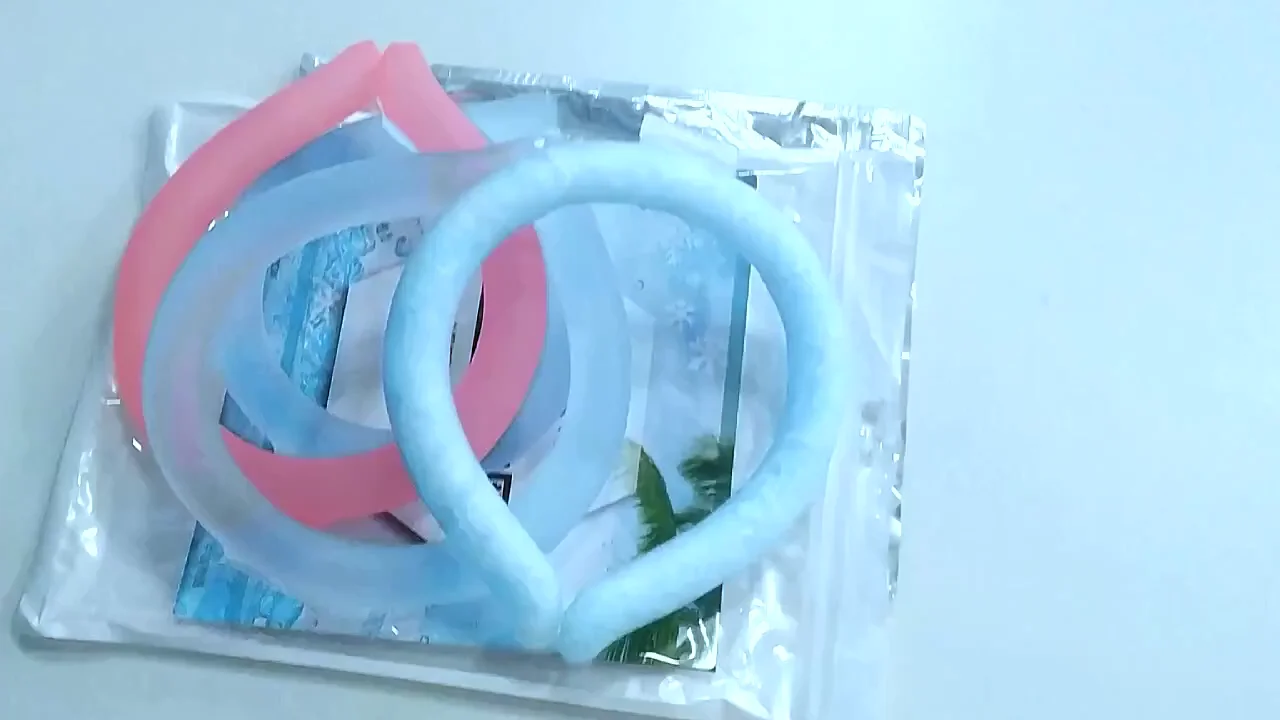 Oem Reusable Neck Cooling Tube Ice Wraps For Summer Heat Hands Free