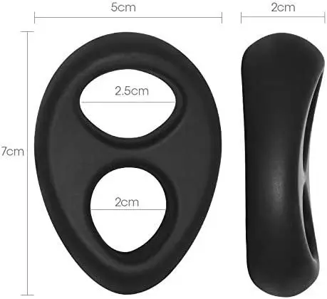 Small Silicone Penis Binding Ring Cock Ring Delayed Ejaculation Chastity Device for Men