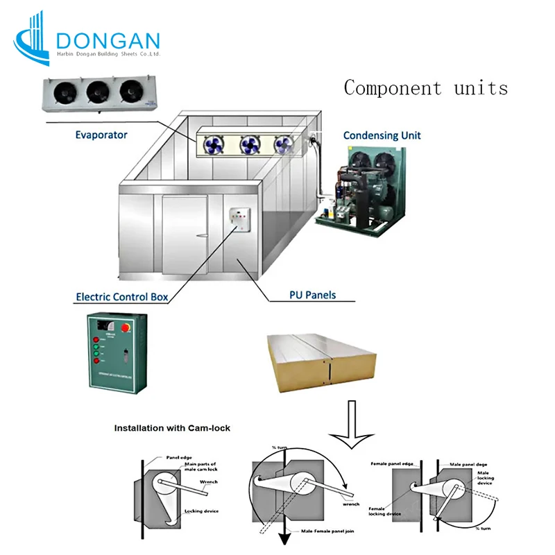 Competitive Factory Price Cold Room Solar Powered Refrigerated Containers Cold Room for Fish Price Chiller Room