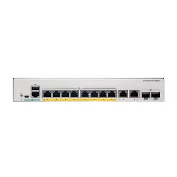 New Cataly C1200-8T-E-2G 1200 Series Smart Gigabit Switch 8 Port GE 2x1GE Combo Layer 3 Small Office Switch
