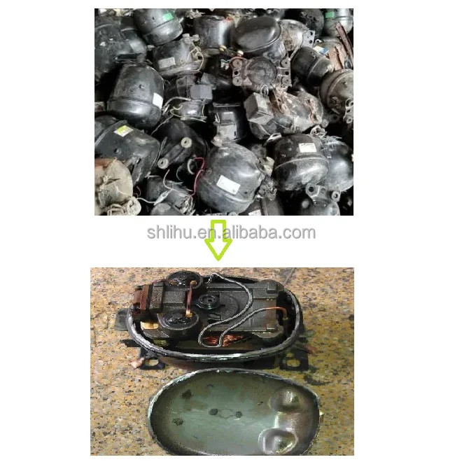 Scrap Fridge Compressor Shell Cutting Recycling Machine For