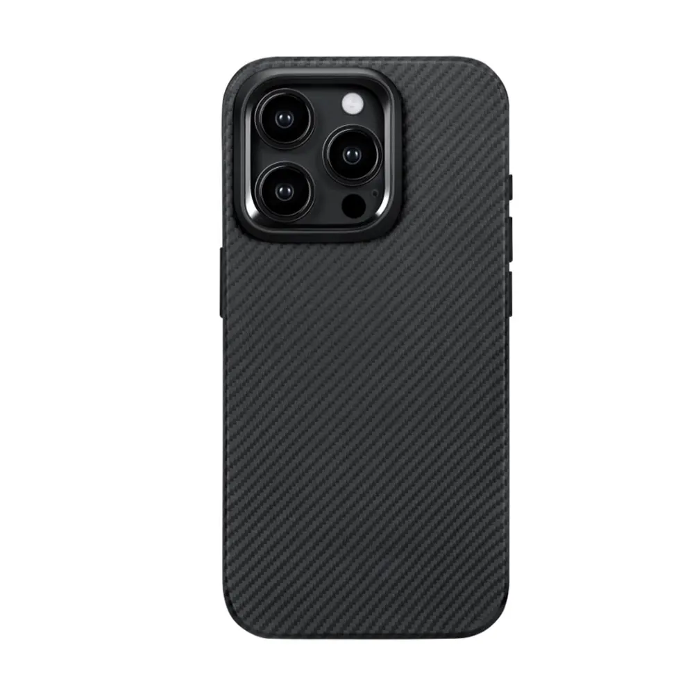 Funda de teléfono de fibra de carbono para Iphone 15/15 Pro/15 Plus/15 Pro Max color puro lujo celular amigable con la piel anti caídas SJK490 Laudtec  