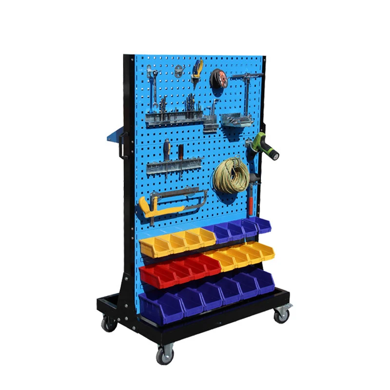 Free Standing PegBoard Display Rack for Tradeshow, Retail Display and Tool Storage
