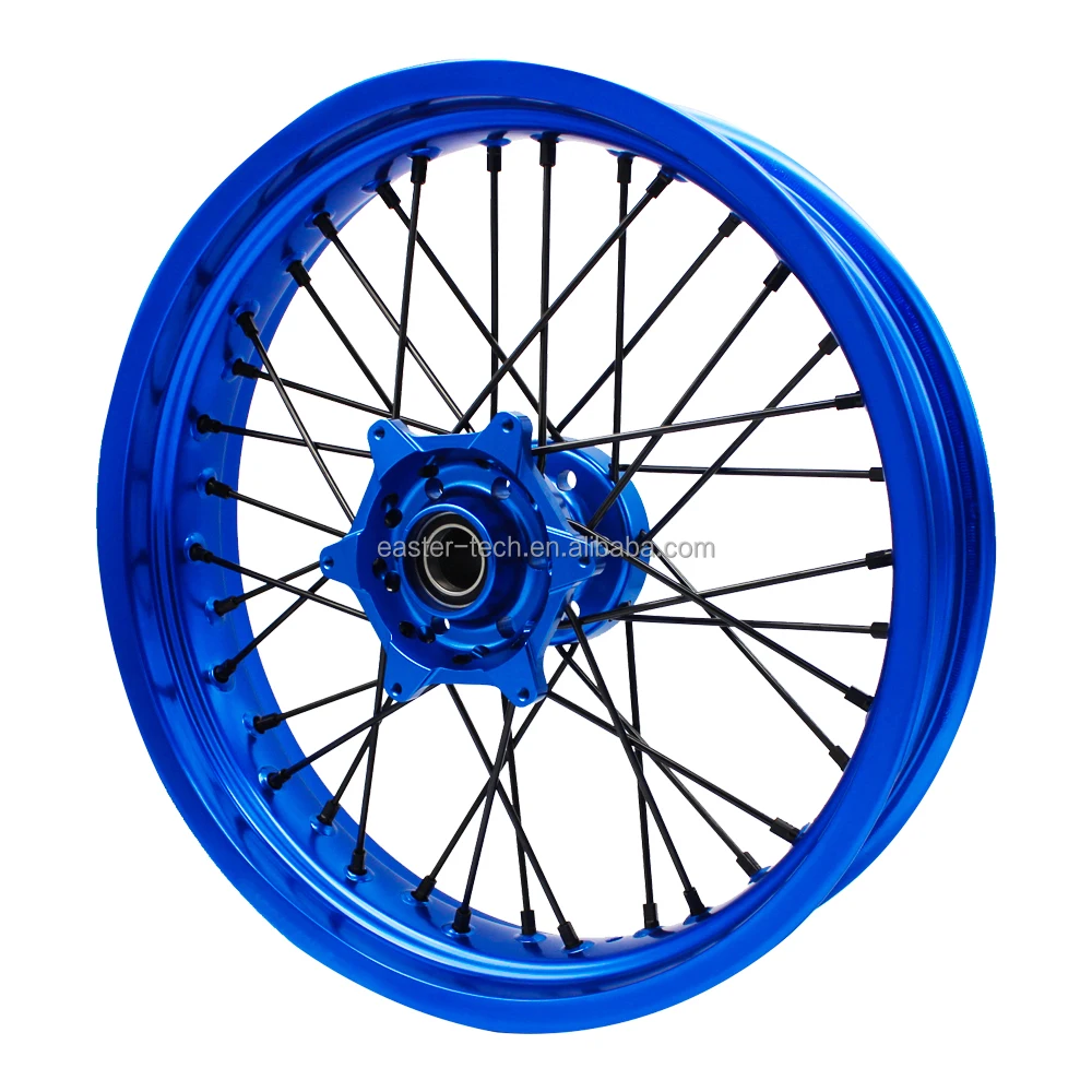 17 Inch 36 Spoke Exc Sxf Sx Xc 125 250 350 450 Blue Rim Hub Racing