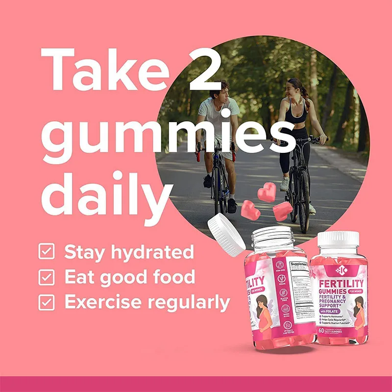 Oem Fertility Prenatal Vitamins Gummy Supplement With Inositol Vitamin