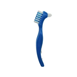 Royal CF902 Professional Denture Brush Double Sided PP Handle Nylon Bristles Custom Logo Option Portable Oral Care for Dental