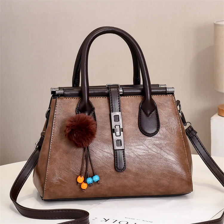 Yuanbang Women's Designer PU Leather Messenger Bag