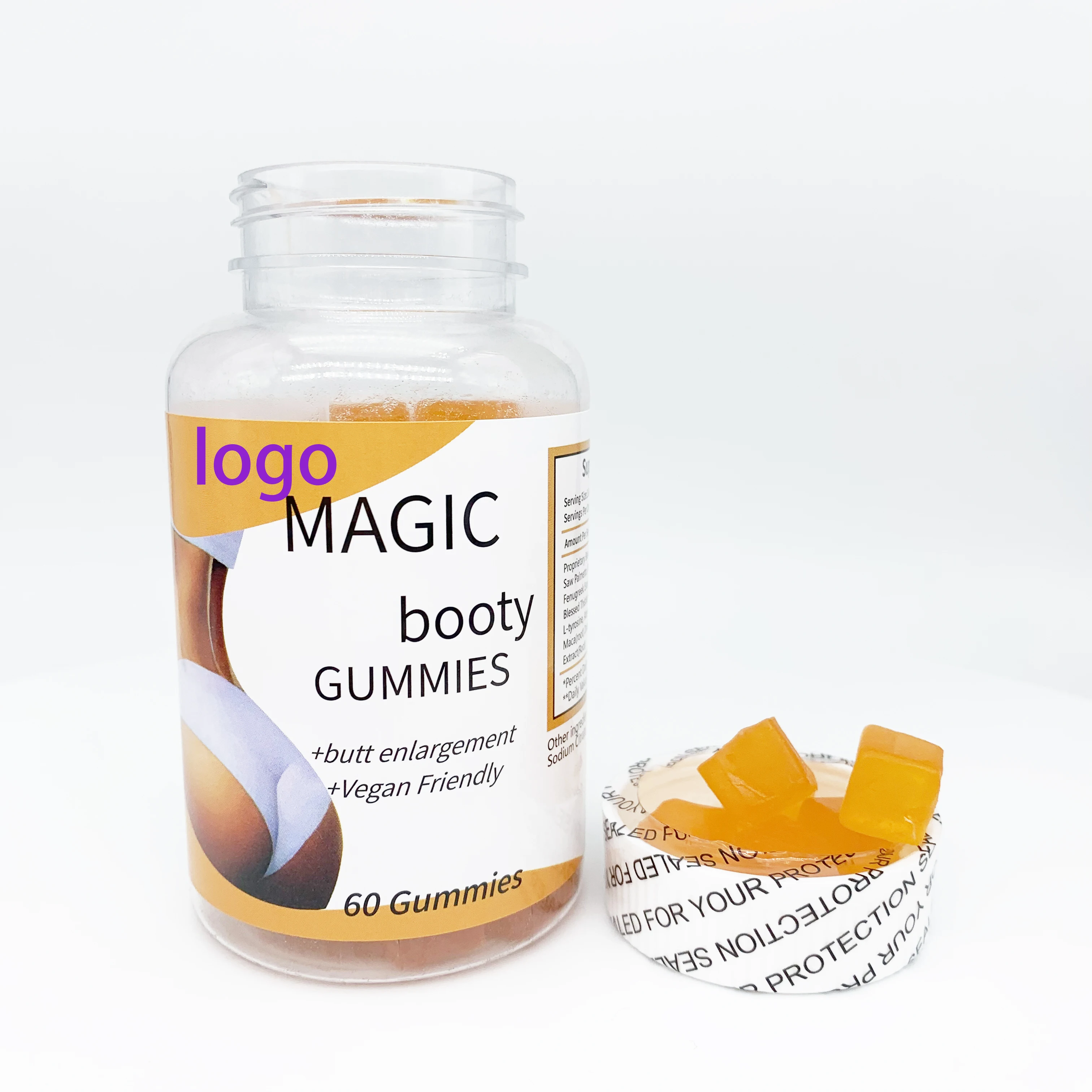 Oem Private Label Butt Booster Booty Gummy Enlargement Hip and Breast Enhancement Gummies