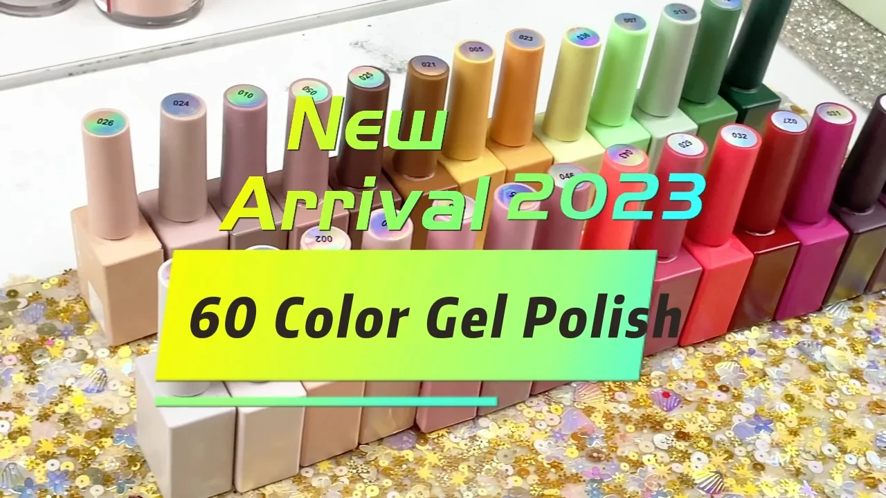 60 Colors Nail Painting Gel Nail Polish Set Gel Uv Ongle Professionnel