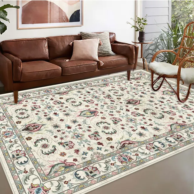 American Retro Persian Style Carpet Full-Cover European Bedroom Bedside Blanket Cross-Border Area Rugs Sets for Living Room Sofa