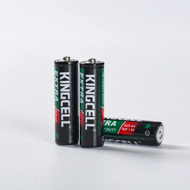 1.5V AA Size R6P Um-3 No.5 Carbon Zinc Heavy Duty Battery for Clock and Flashlight