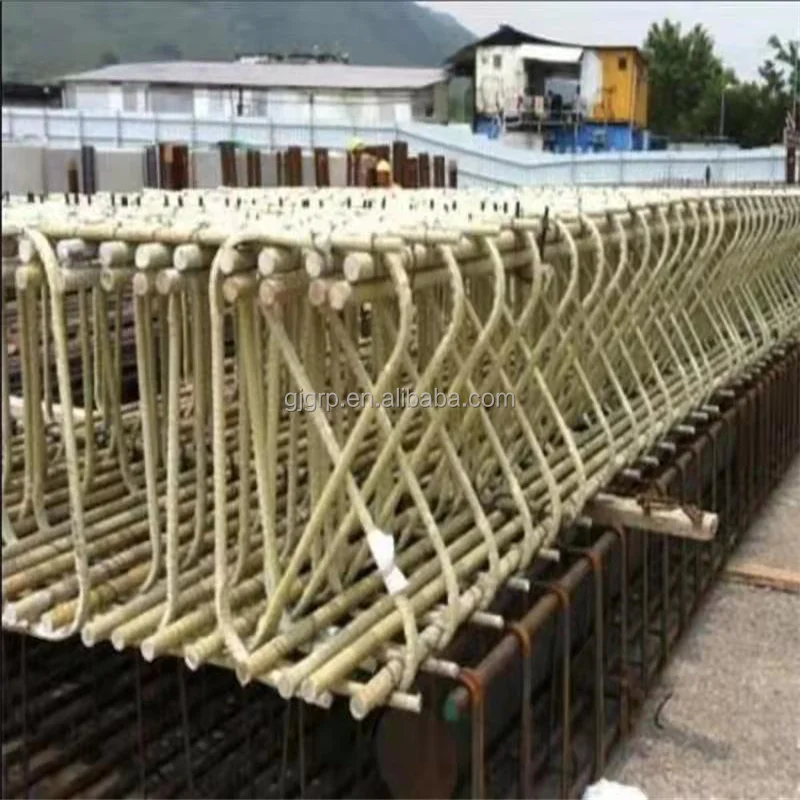 Gfrp Reinforced Plastic Fiber Glass Rebar Gfrp Fiberglass Bar Glass ...