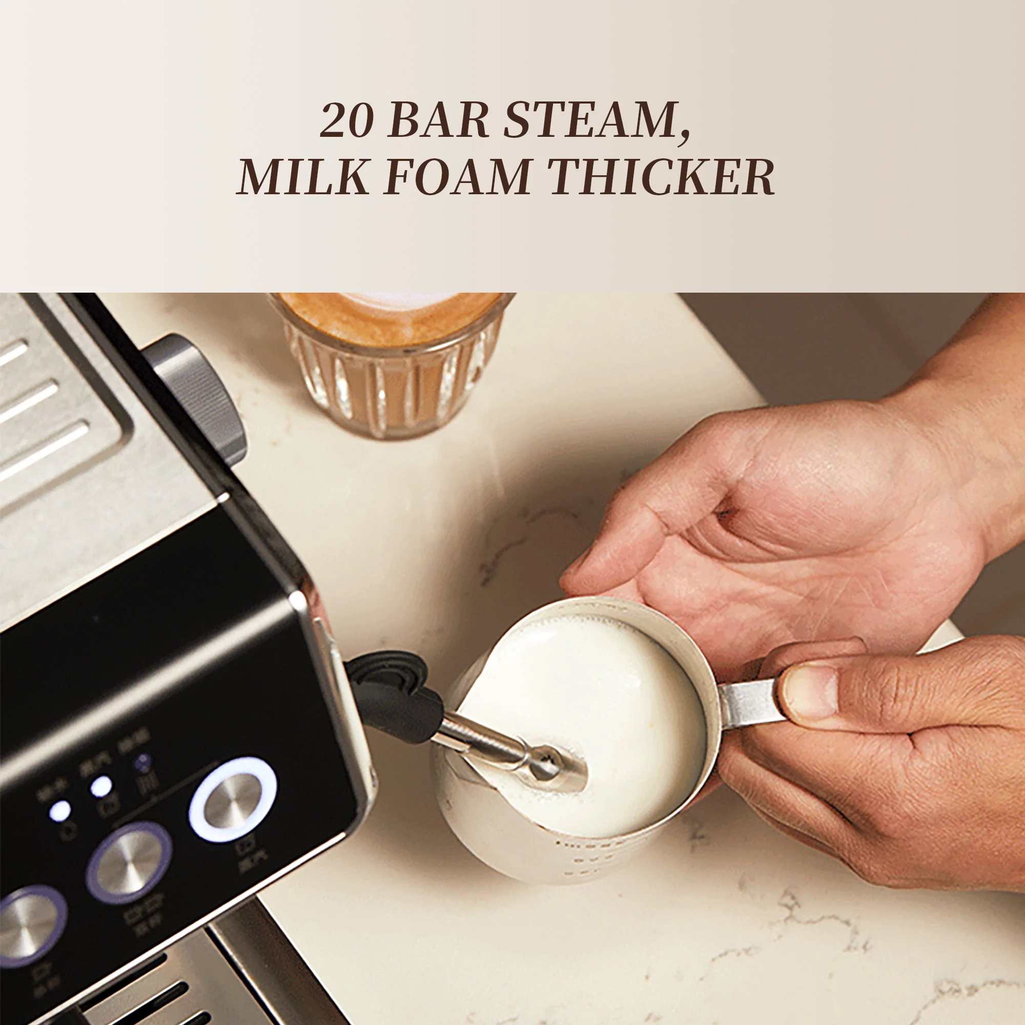 Coffee Machine Body Alibaba.com: Stainless Steel Espresso Machine with 2.8L Water Tank and ...