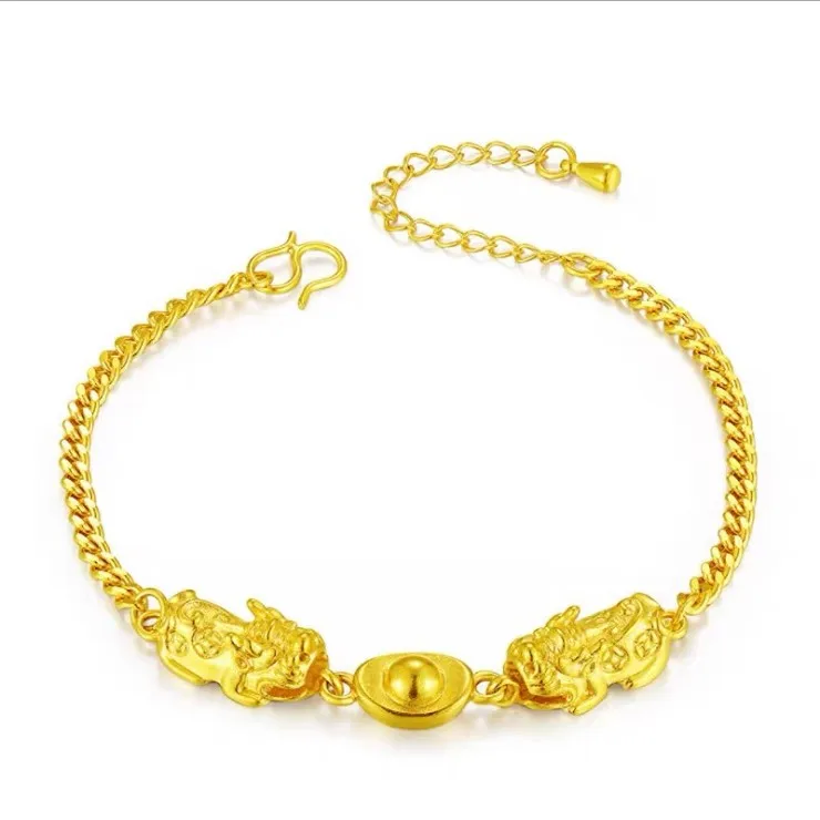 24k lucky charm bracelet