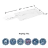 L18.8 "x W7.4" x H0.25 "pouce