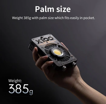 ZHIYUN MOLUS X100 COB Video Light Photography Lighting Fill Light for Photos Studio Video Youtube/Outdoor Shooting detail image