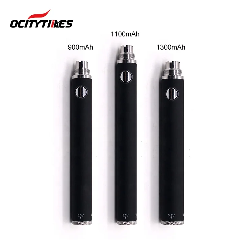 Latest push button Ocitytimes recharging 650/900/1100mah big capacity Ego CE4 Evod-Twist battery