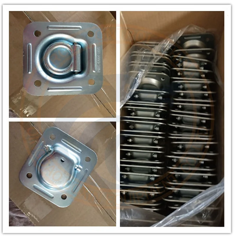 Galvanized Recessed Floor Flush Anchor Surface Mount D Ring Tie Downs