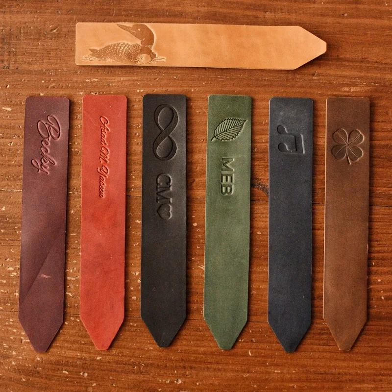 Segnalibro Magnetico Personalizzato In Pelle PU - Con Testo E Icone A Scelta, Regalo Per Lettori