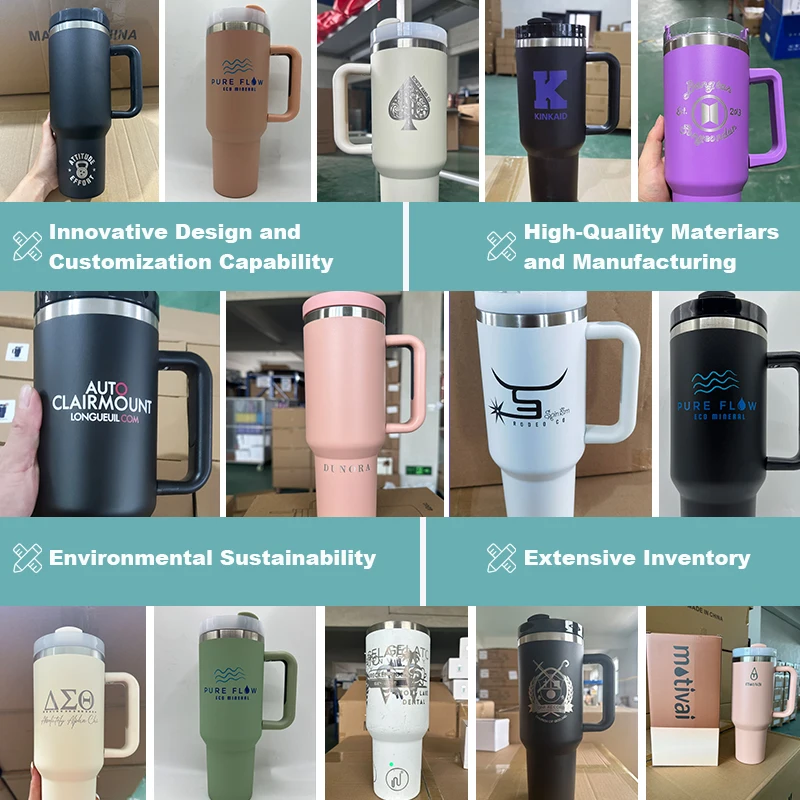 Custom Logo 30oz Cup - Double Wall Vacuum Stainless Steel