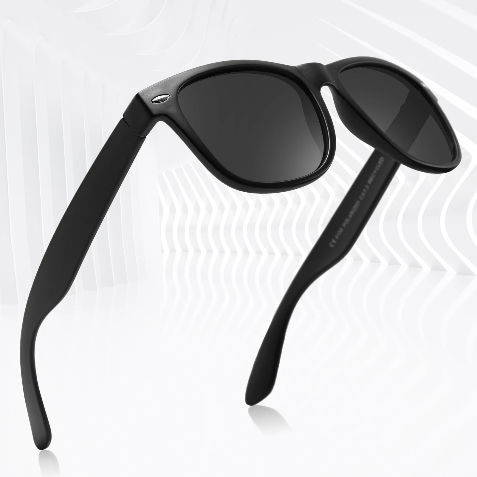 2025 Cheap Factory Designer Custom Logo Brand Sunglasses Luxury Logo Friendly Recycled Polarized Sunglasses