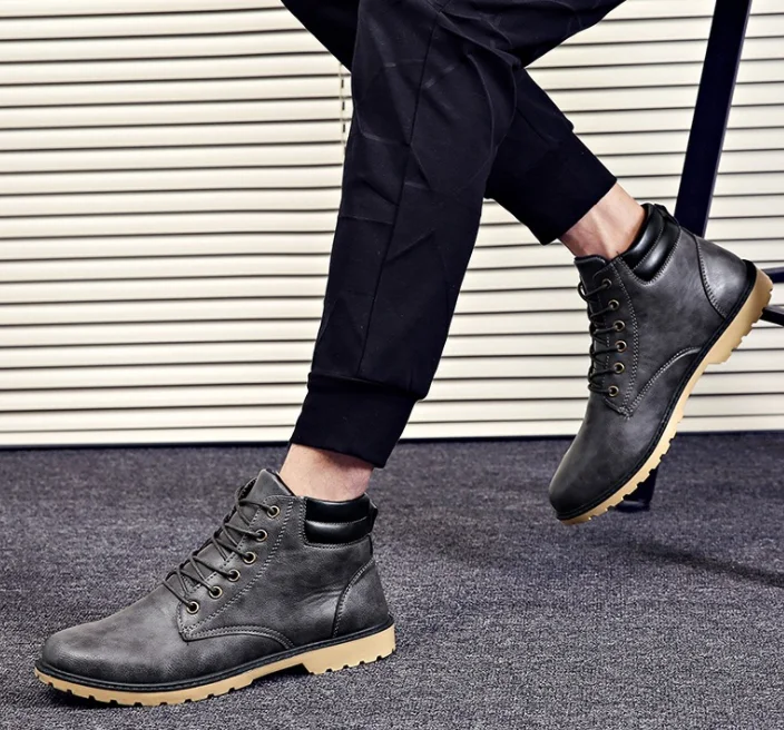 Botas de trabajo Antideslisantes para Hombre Uso Invierno Nieve Caza  Soldadura | eBay