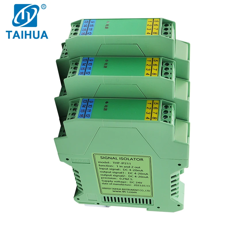 DC Current Isolator Transmitter 24V - 4-20mA Signal Conditioner For PLC Systems